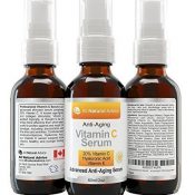 60ml Organic Vitamin C Serum für Ihr Gesicht - 20% Vitamin C in klinischer Stärke + Aminosäurekomplexe + Hyaluronsäure - 1